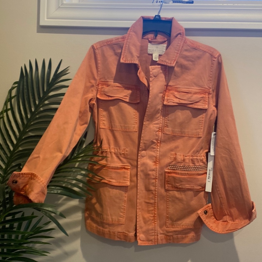 Cotton jean jacket so cute